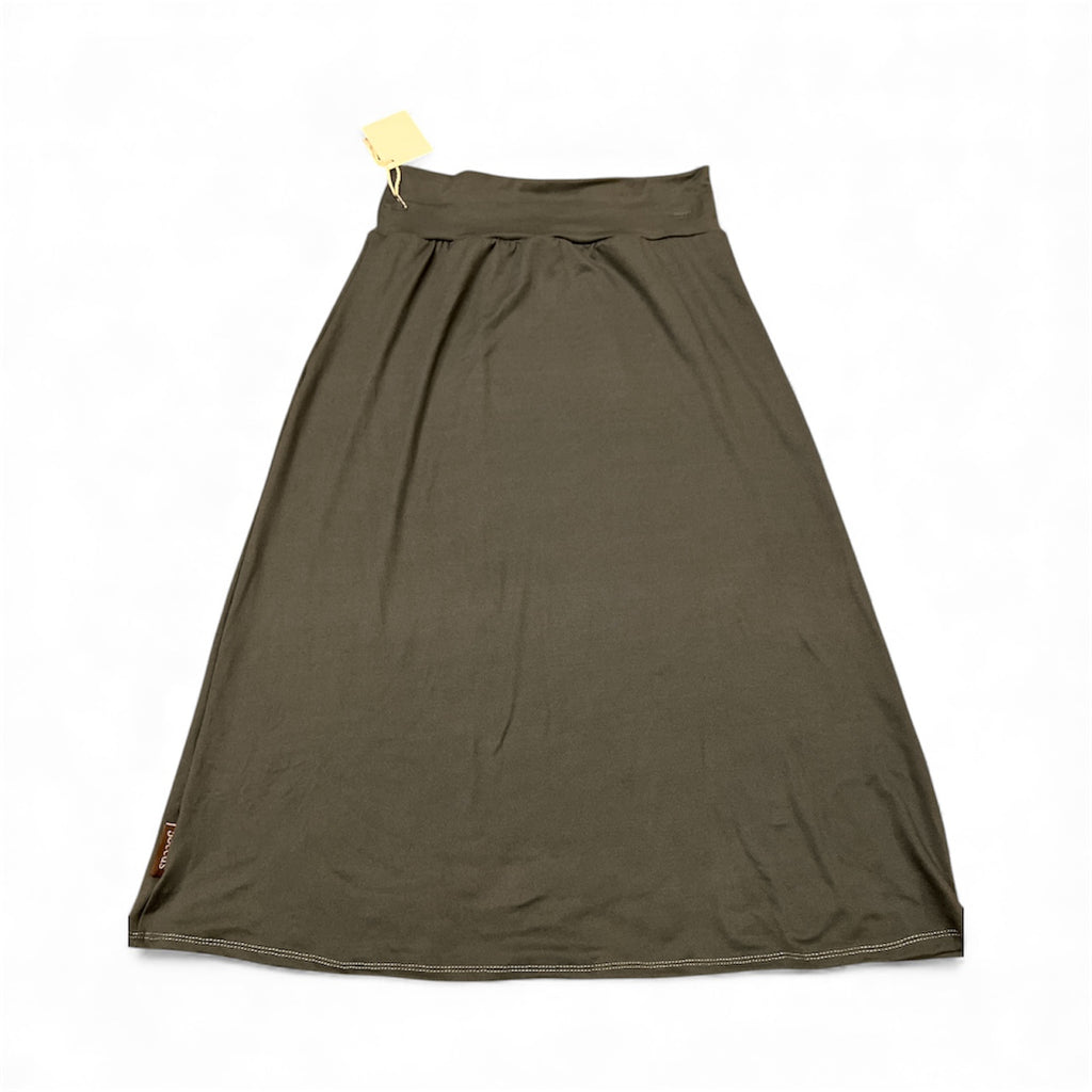 Dark Grey Straighter Cut MIDI Skirt