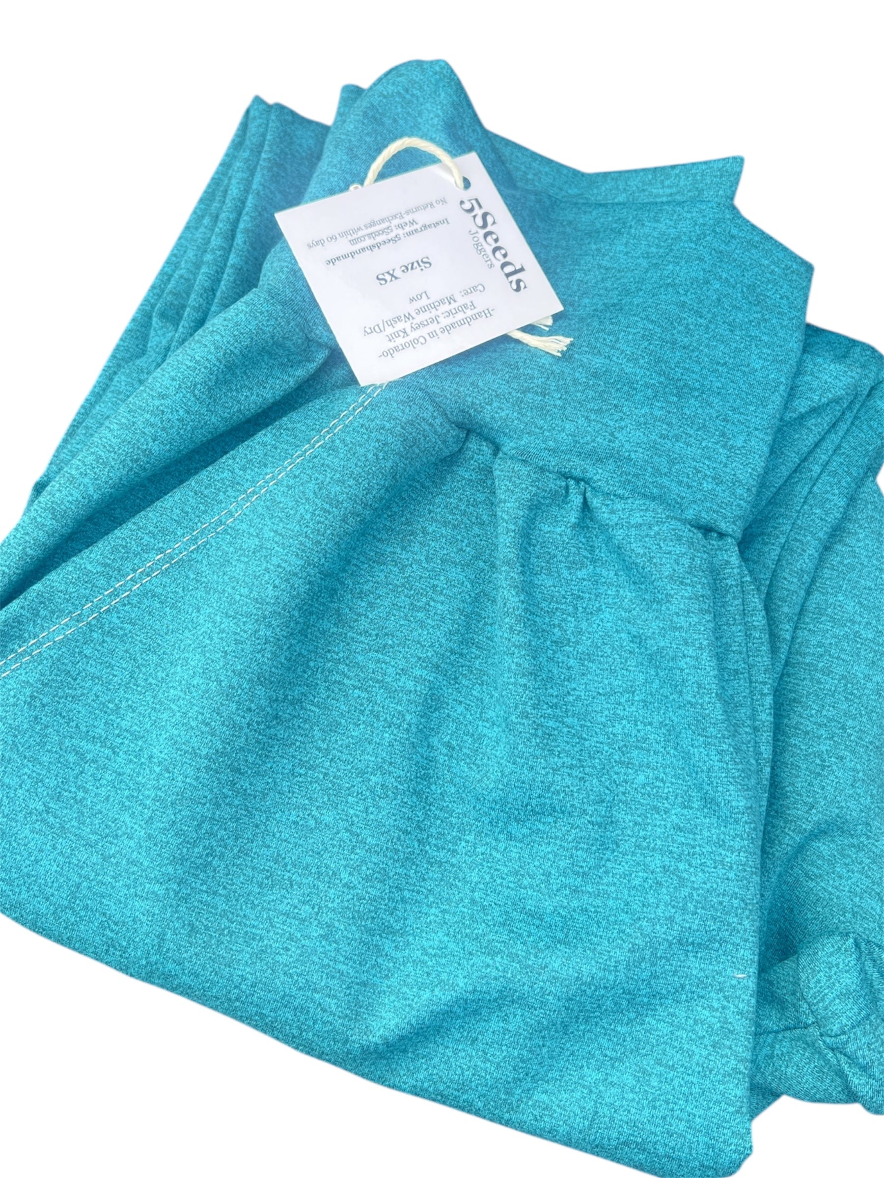 Winter Turquoise Heather Jogger