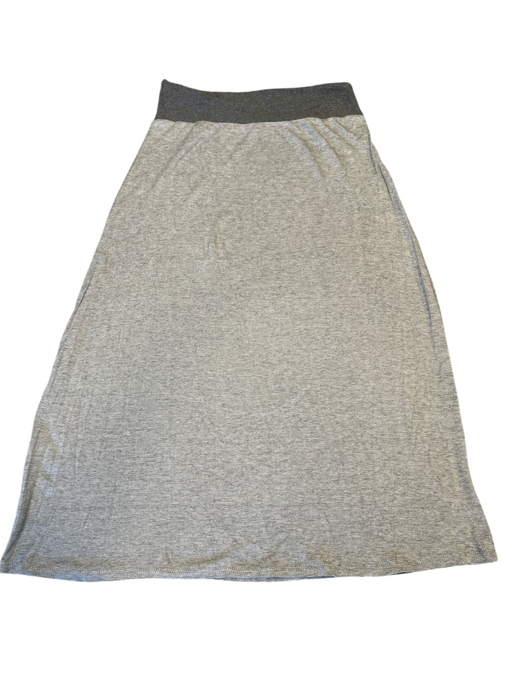Micro Stripe Straighter Cut MIDI Skirt