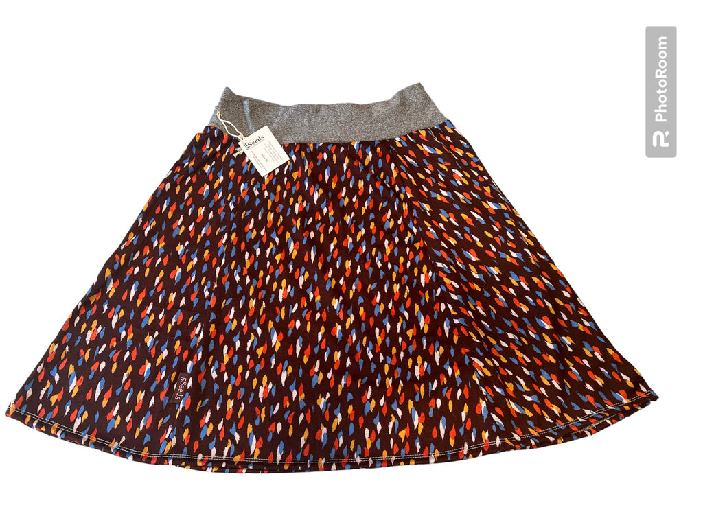 Brown Splatter Skirt