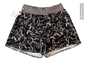 Black and White Shorts