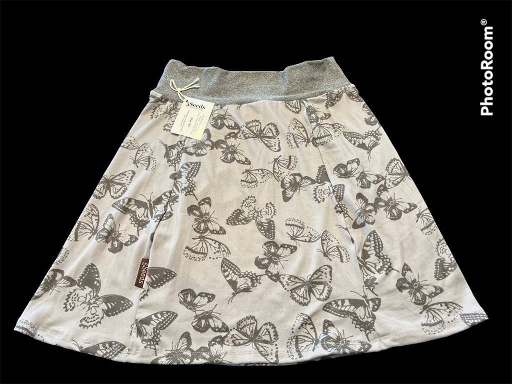 Grey Butterfly Skirt